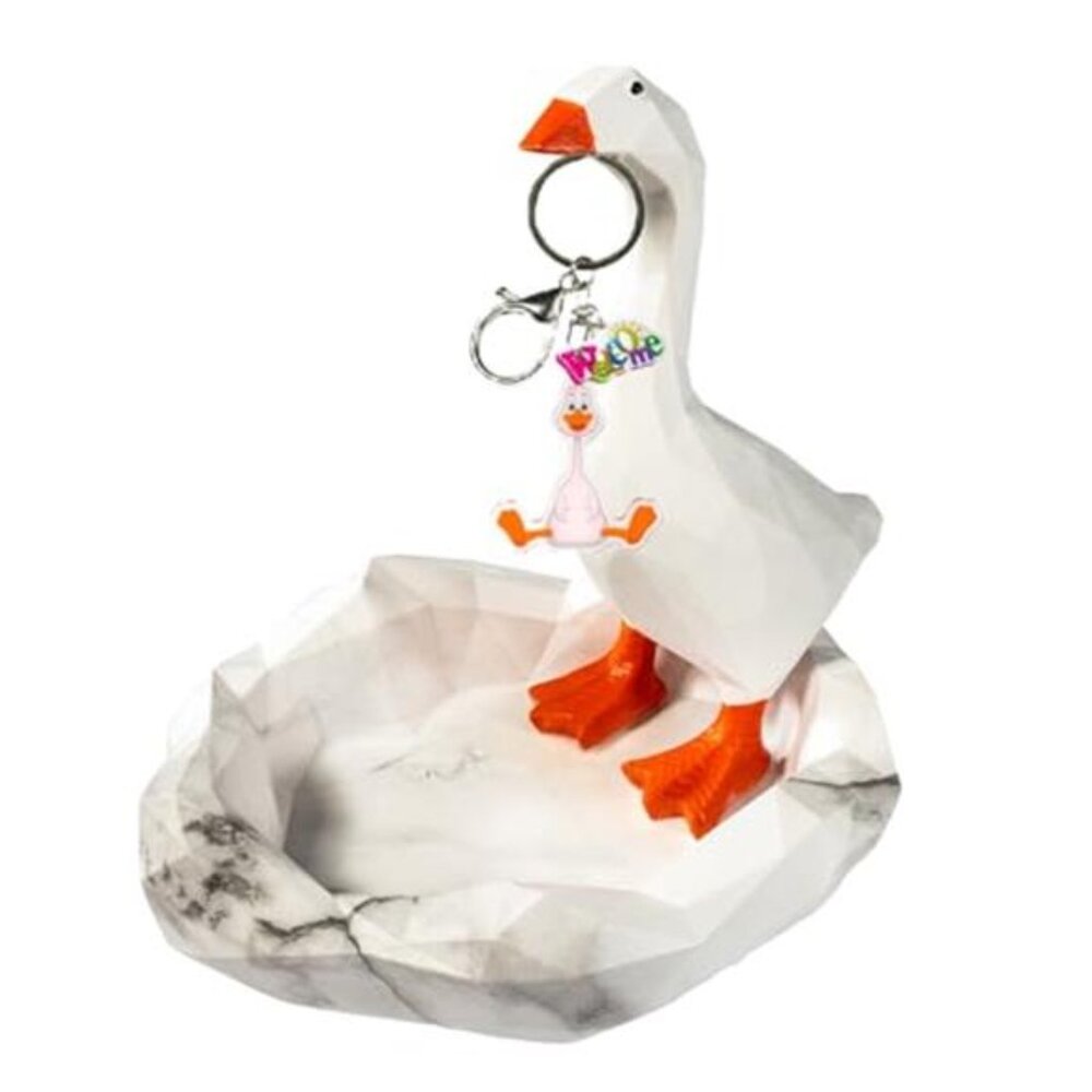 7 Inch Goose Decor Magnetic Goose Key Holder Set Desk Decor Bedroom Living Room